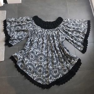 Beach flowy tunic dress